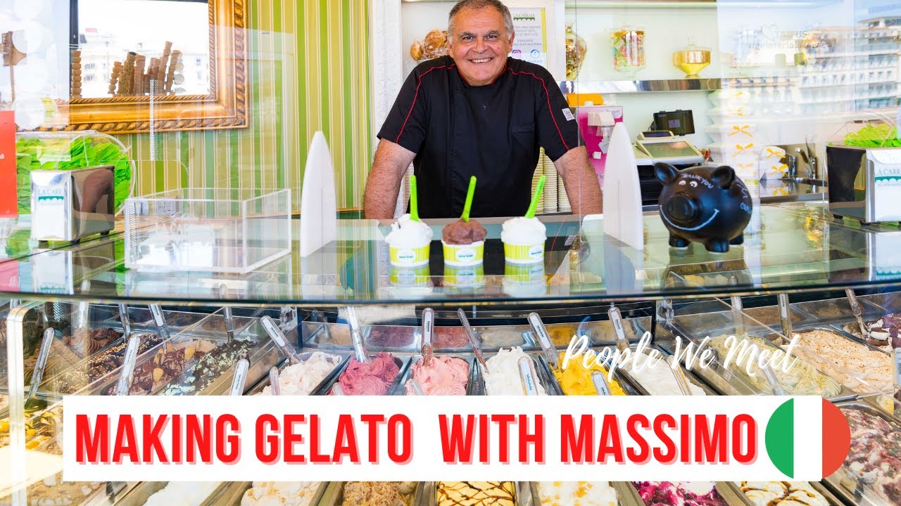 Behind the Gelato: Meet Massimo, Master Gelato Maker in Florence 🇮🇹🍨