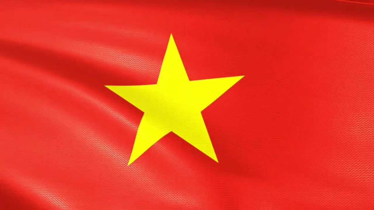 Proposed New National Anthem of Vietnam | Waving Flag Animation