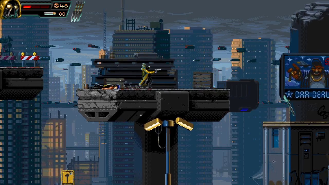 Huntdown - Area 3-1 Dean Dandy - Badass Difficulty, All Objectives , No Miss