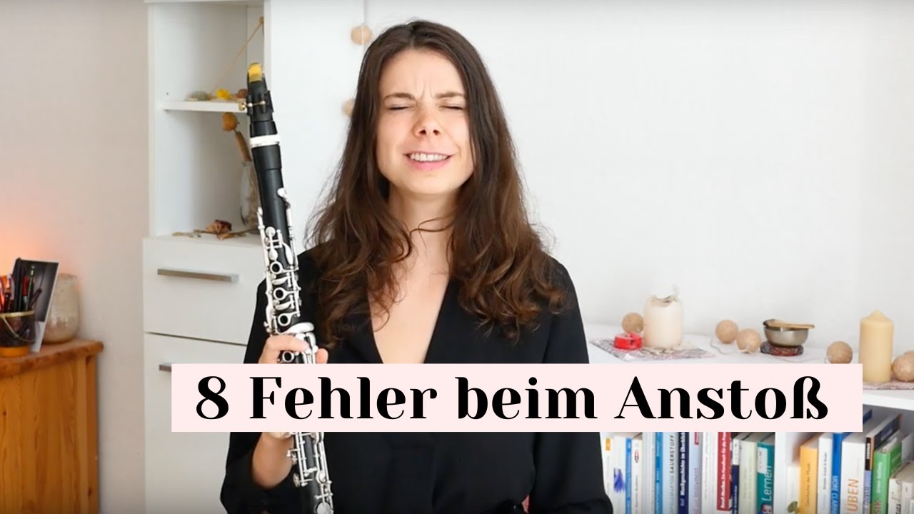 8 häufige Fehler beim Anstoß  (Staccato) - online Klarinette lernen