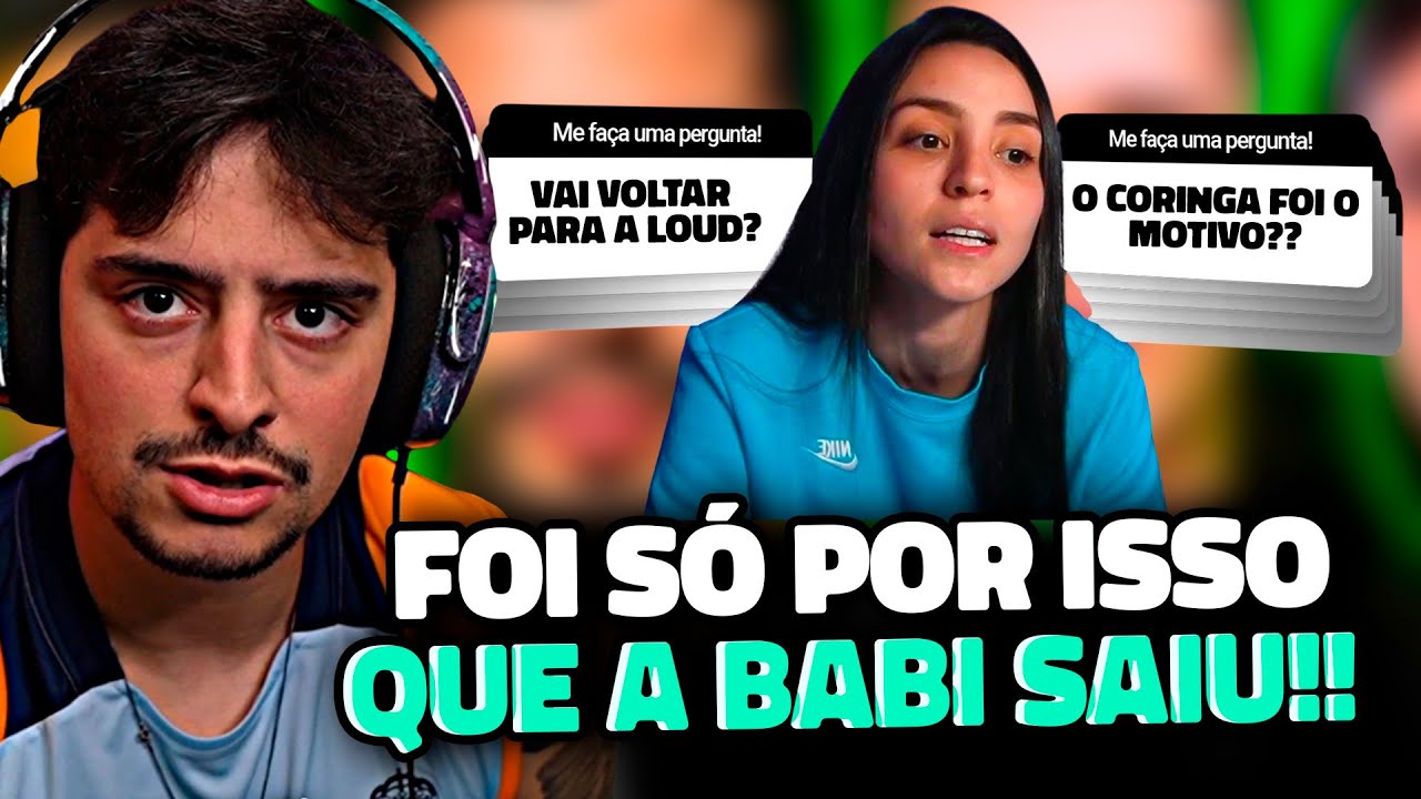 CORINGA REAGINDO!!! BABI MANDOU A REAL POR QUE SAIU DA LOUD!