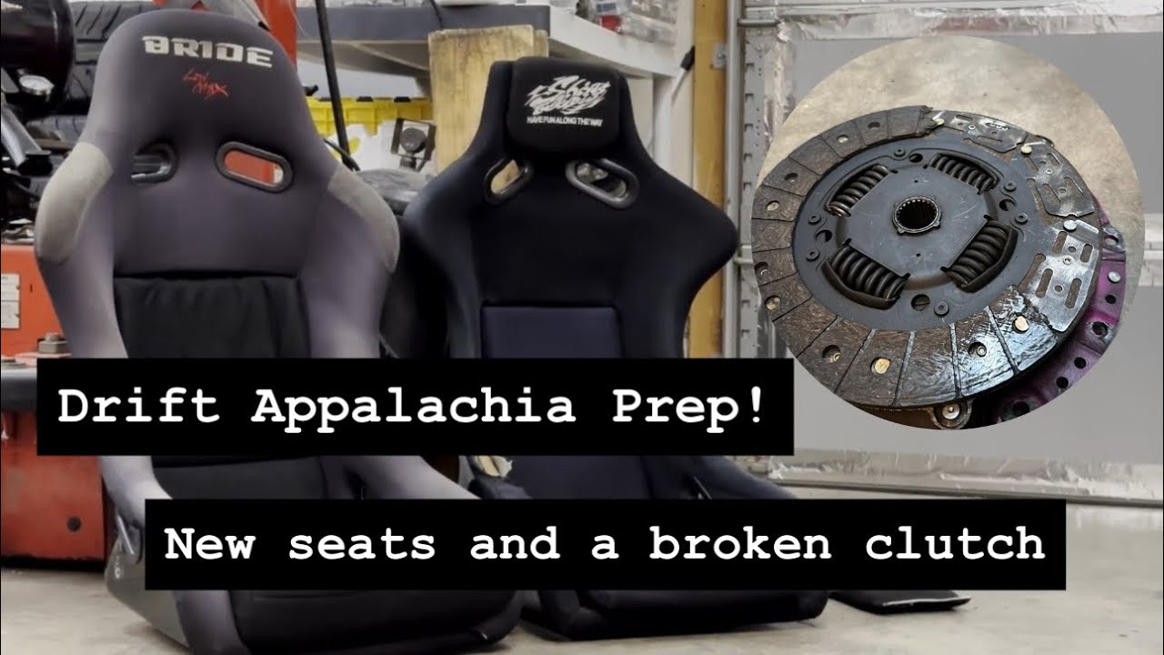 Fixing the Clutch and New Seats in the Drift Car! Drift Appalachia Prep