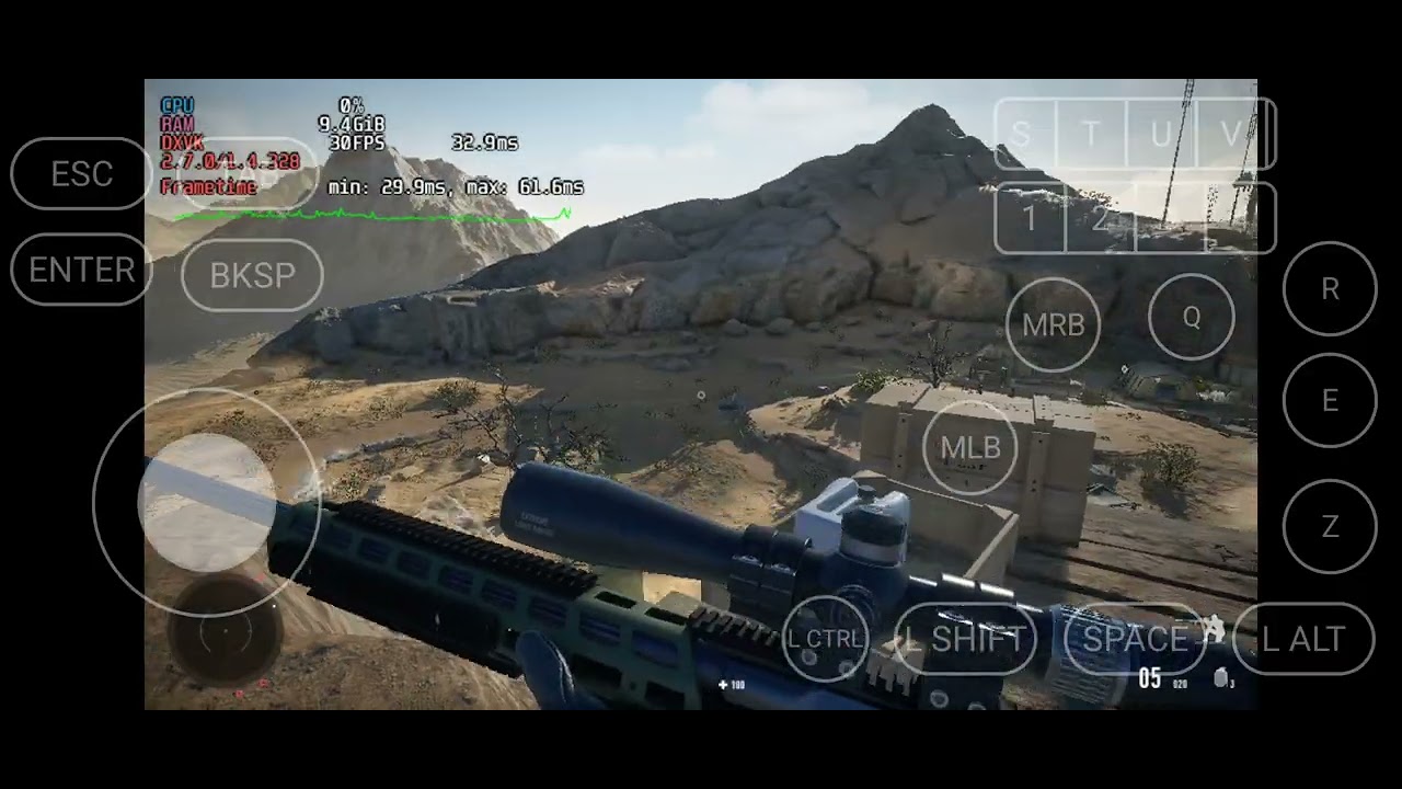 Winlator | Sniper Ghost Warrior Contract 2 | 8+gen1 cmod v13