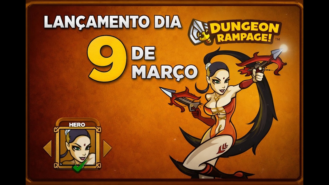 DUNGEON RAMPAGE LANÇAMENTO VAMPIRA HUNTER DIA 9 DE MARÇO!!!