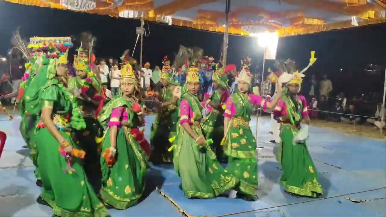 Adivasi korku culture folk dance team zirpa 