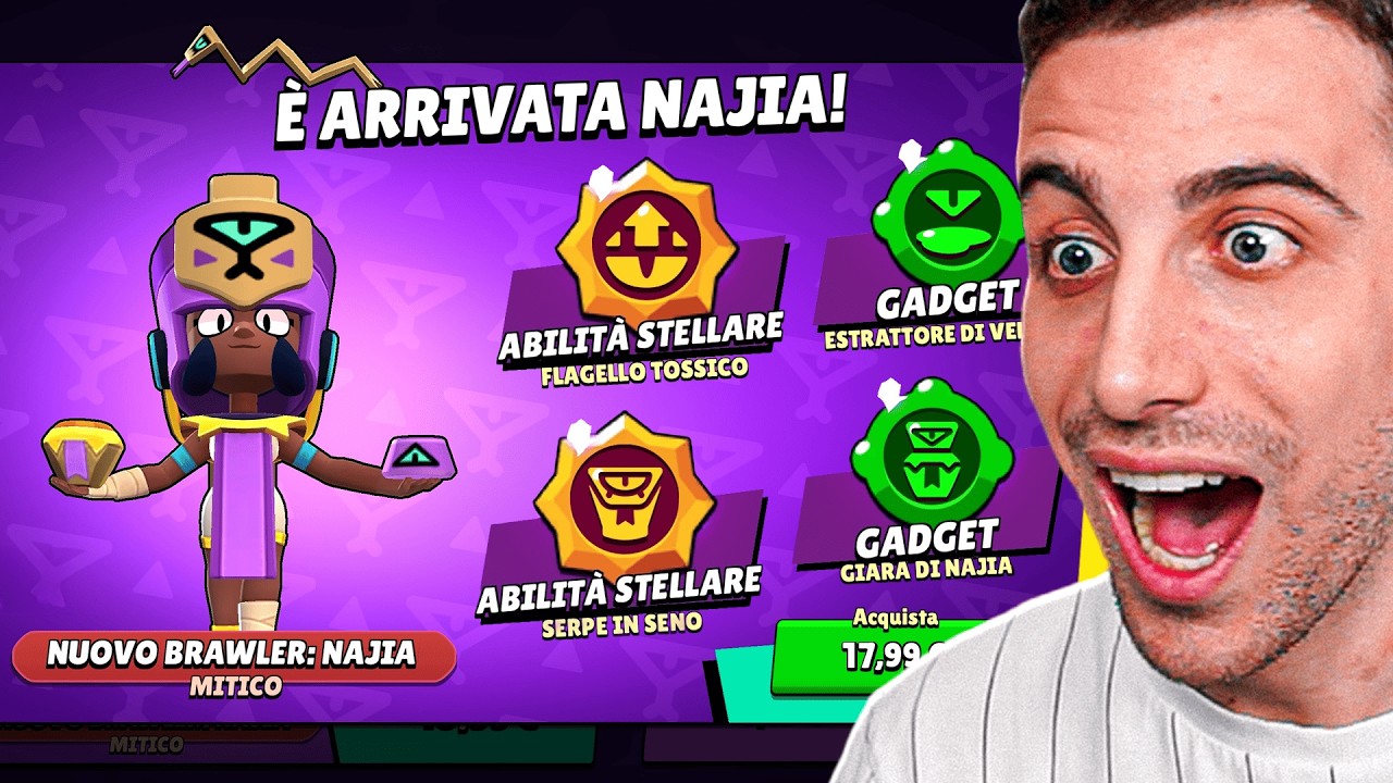 Shoppo NAJIA MAXATA! Nuovo Brawler Mitico Brawl Stars ITA!