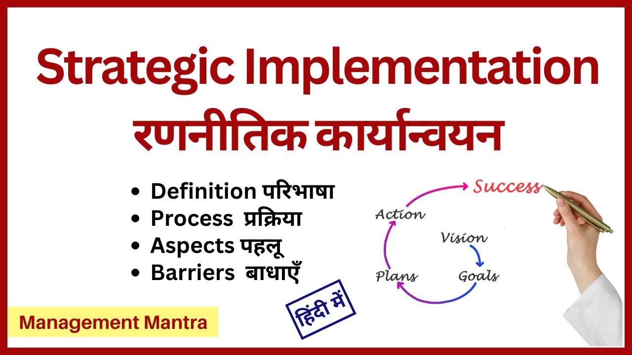 Strategic implementation, strategic management, issues, process, control, strategy