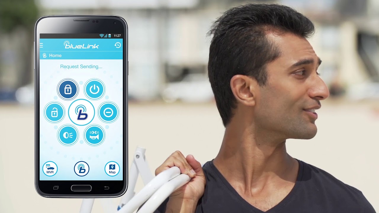 Lee Hyundai video   How to use the Bluelink Remote Unlock Lock Start feature