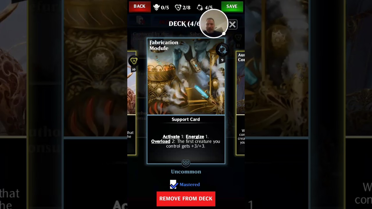 Magic: Puzzle Quest - Dovin Baan unwrapping (leveling, deck building, and quickbattle)