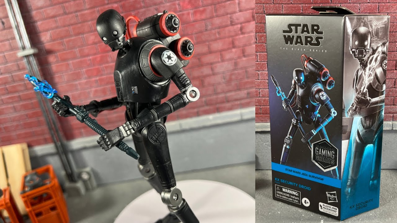 Обзор фигурки Star Wars Black Series KX Security Droid Jedi Survivor Gaming Greats