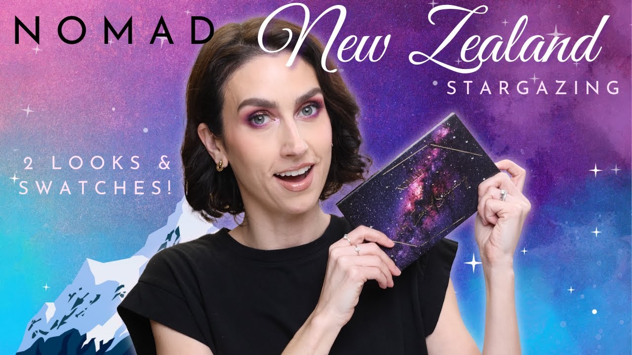 NOMAD NEW ZEALAND STARGAZING PALETTE! | 2 Looks, Swatches & Close Ups!
