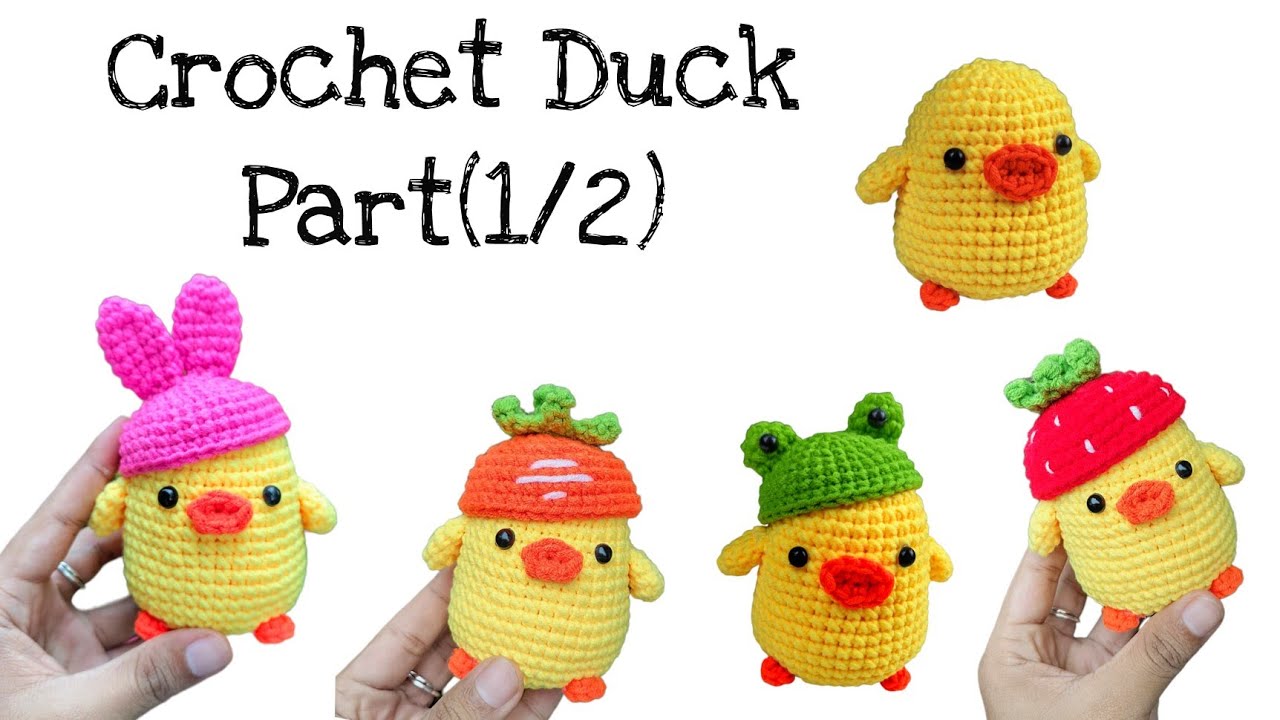 Crochet Duck (Part1/2) ဘဲရုပ်ထိုးနည်းအပိုင်း၁