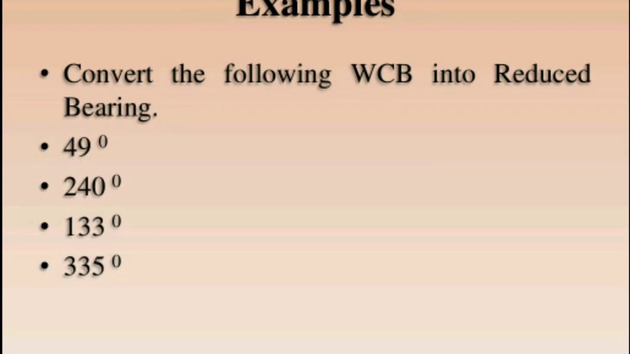 Surveying_U2_23-Example Problem on WCB to QB