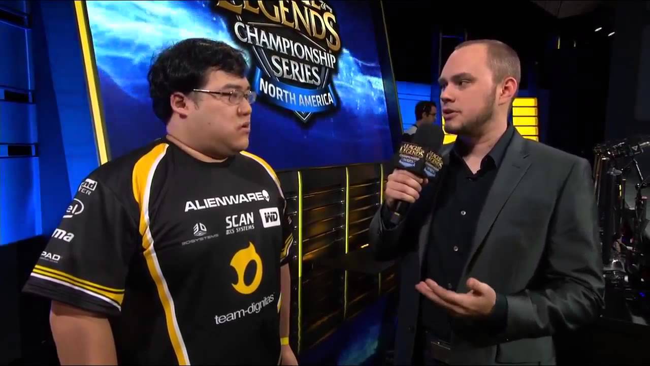 Scarra talks about the wins, new guys and vision control before Dignitas vs CLG | W3D1 S4 NA LCS