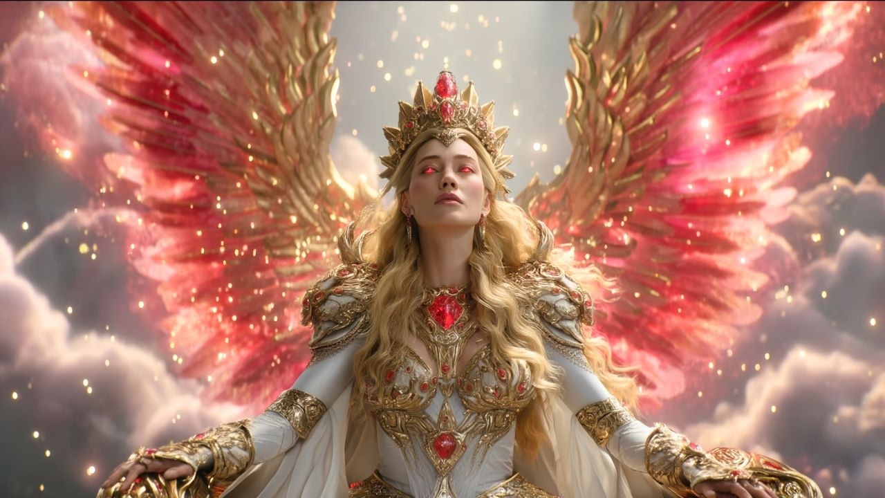 The Divine Empress of the Heavens 🌟 Celestial Throne of Light & Power Through Celestial Palaces