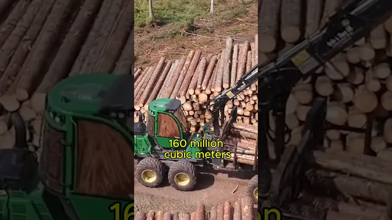 Страны, производящие больше всего древесины в мире.