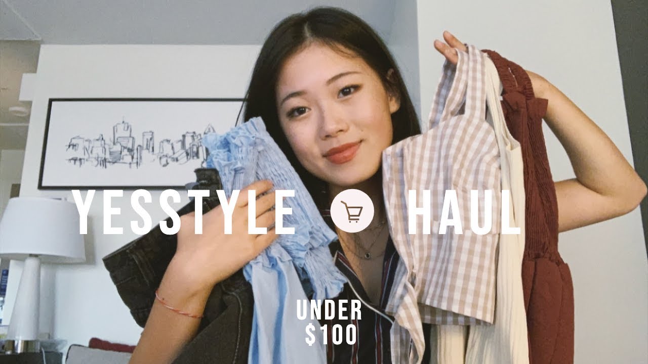 summer YESSTYLE try-on haul | cute summer clothes under $100