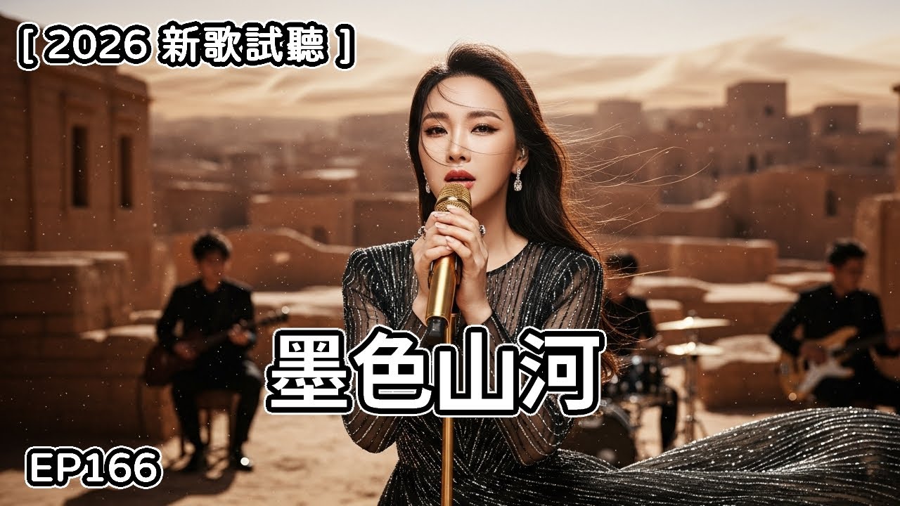 墨色山河  EP166  [ 2026新歌試聽 ] AI/中文/流行歌曲/華語情歌/超有感染力     #中文 #情歌 #流行歌曲  #動態歌詞