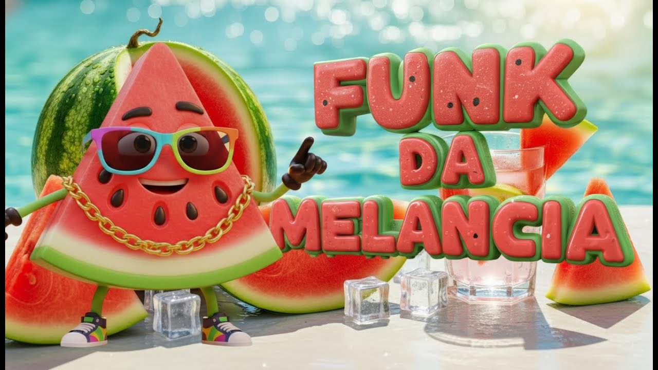 🍉 FUNK DA MELANCIA 🍉| Música Infantil Sobre Alimentação Saudável | FrutiBoom Kids