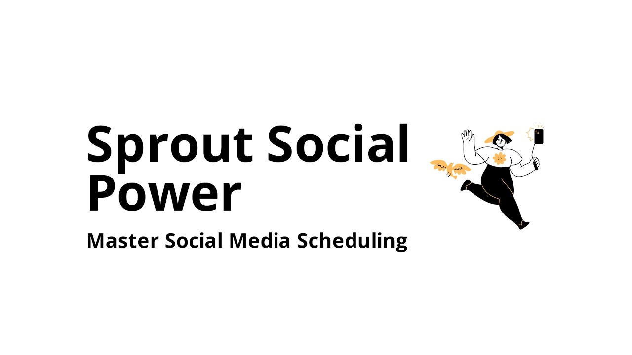 What is Sprout Social social media scheduling used for in a business?