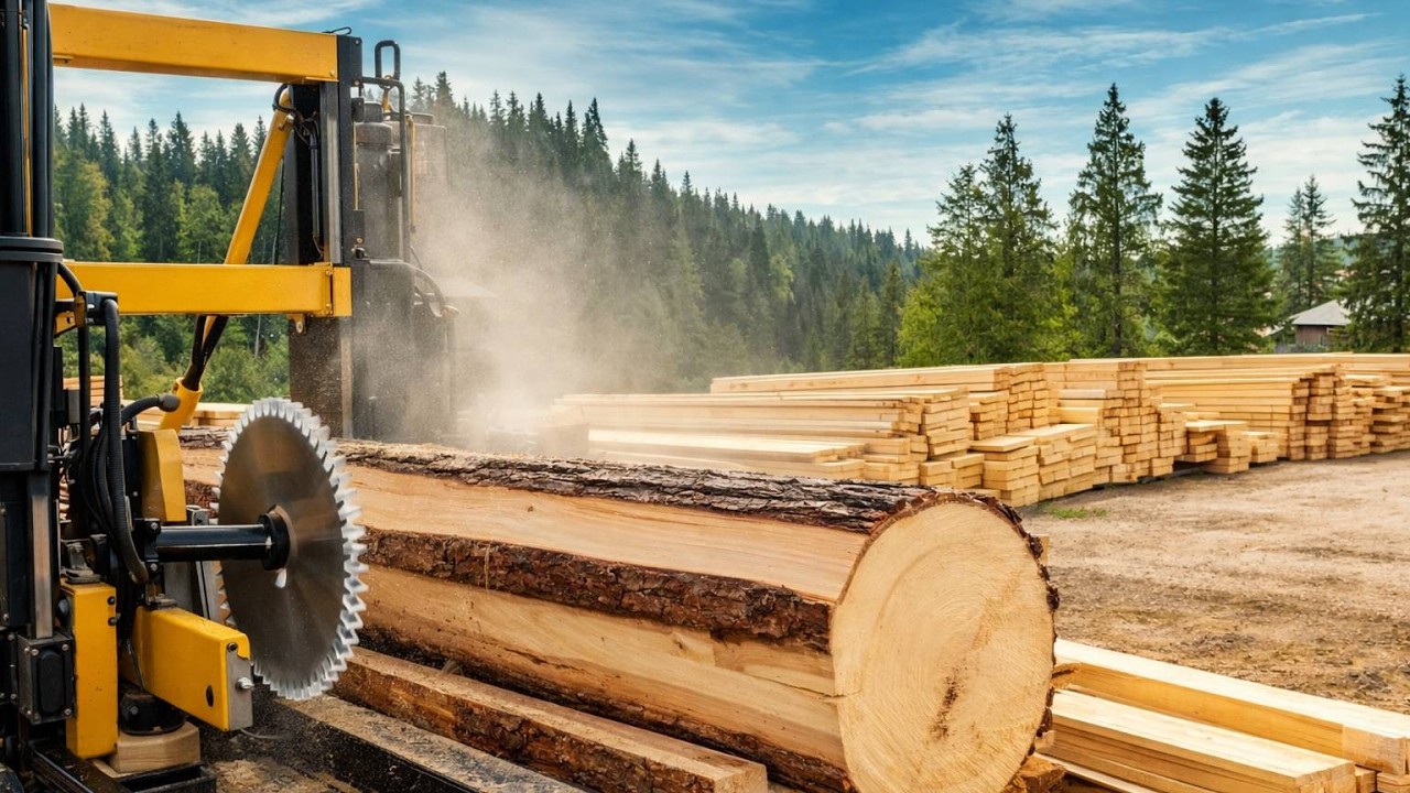 Dangerous Stump Removal Machines | Fastest Wood Chippers in Action
