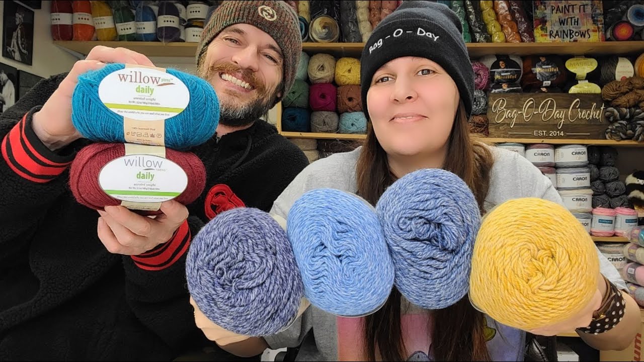 Yarn Unboxing | Willow Yarns | Bag O Day Crochet