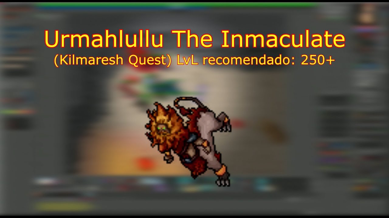Tibia - Acceso al boss Urmahlullu - Kilmaresh Quest