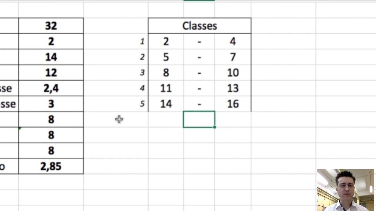 Estatística descritiva básica - Exercício completo no Excel