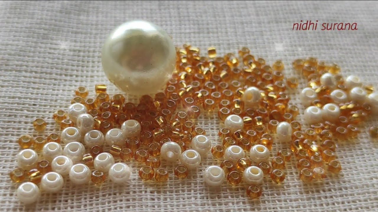Indian Jhumka with Pearls & Seed beads/Jewelry making Tutorial Diy