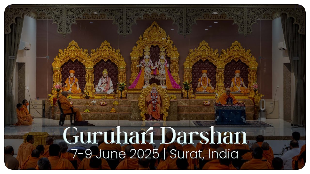 Guruhari Darshan, 7-9 Jun 2025, Surat, India
