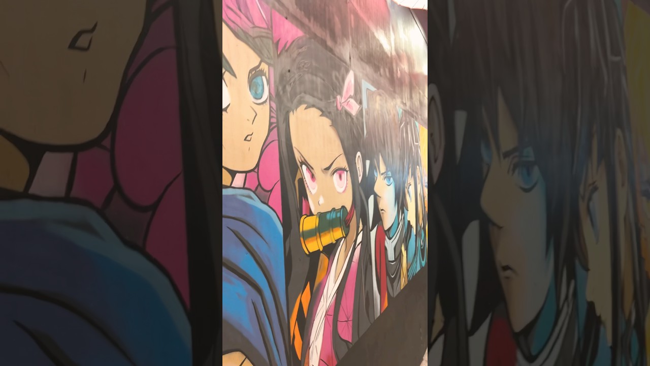 Demon Slayer art in Lucky Chinatown Mall. #anime #manga #philippines #manila