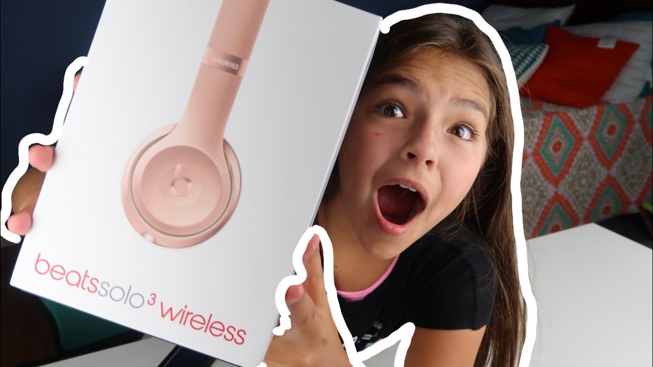 BEATS SOLO 3 WIRELESS UNBOXING!!
