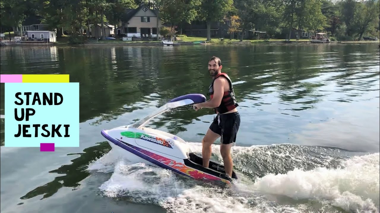 Some Fun on the Stand-Up Jetski - 1995 KAWASAKI 750 SXI