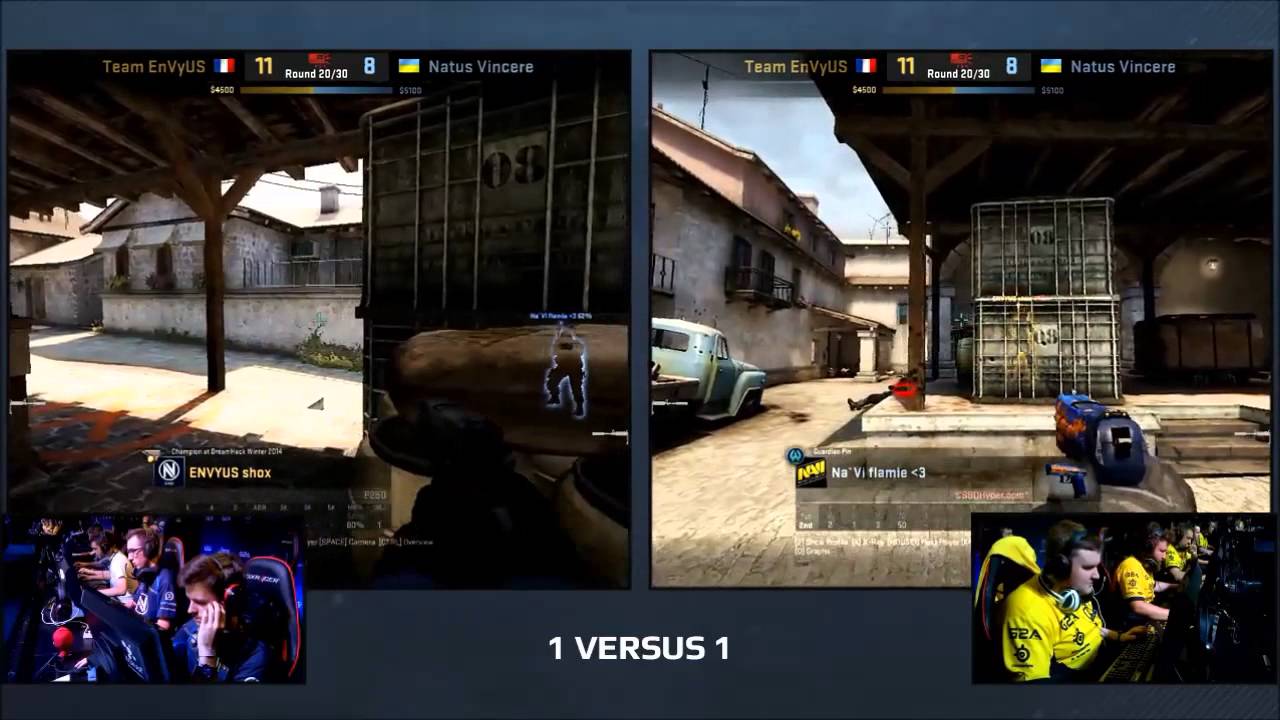 Shox insane 1v3 clutch against Navi