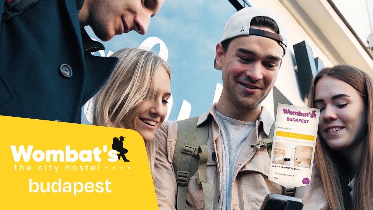 Welcome to the Wombat's City Hostel in Budapest!