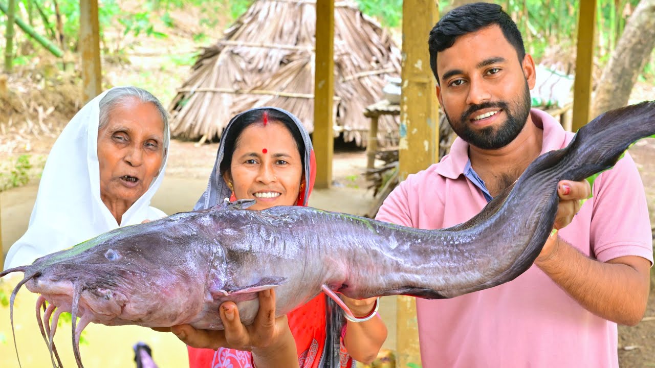 2kg ওজনের এই প্রথম খাওয়া কাইন মাগুর মাছের দুই ধরণের অসাধারণ রান্না | River big Kain fish recipe