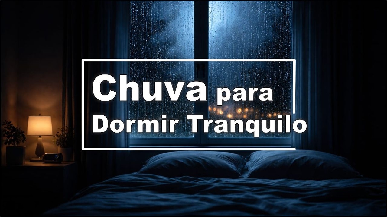 Chuva Para Dormir Tranquilo | Som de Chuva na Janela à Noite