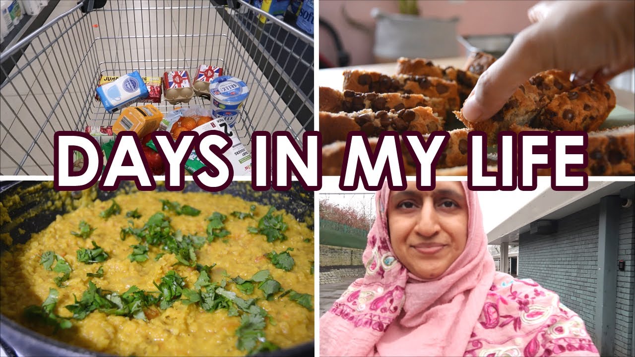 Come grocery shopping with me, delicious banana choc chip loaf cake, dhal & cleaning my kettle :)