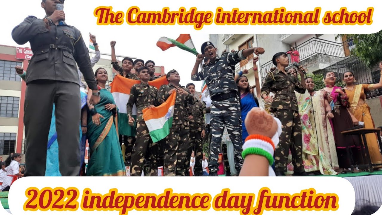 Independence day function in school ❤️|पुलवामा कांड पर नाटक 🥺 the Cambridge international school ❤️