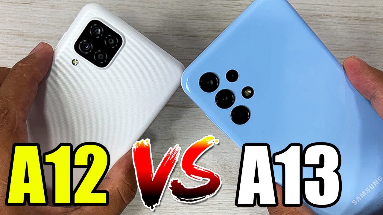 GALAXY A12 VS  GALAXY A13 - QUAL MELHOR ? #COMPARATIVO