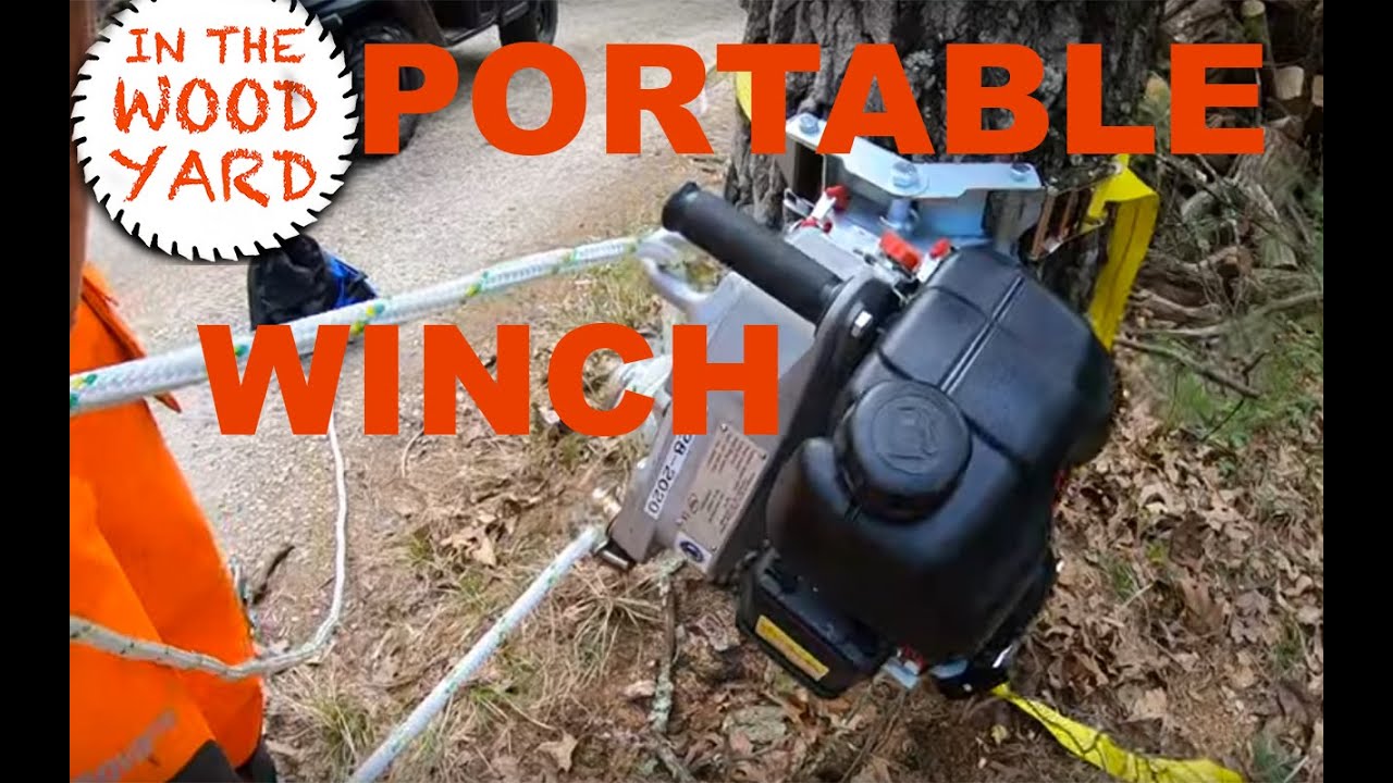 #332 - Portable Power Winch - Pulling Trees Down