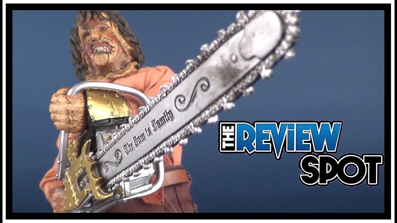 NECA Leatherface Texas Chainsaw Massacre 3 Retro Cloth Leatherface Figure @The Review Spot