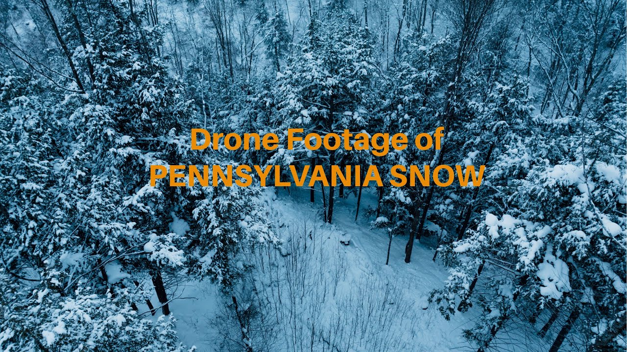 See some crazy Pennsylvania snow in Spring Creek!