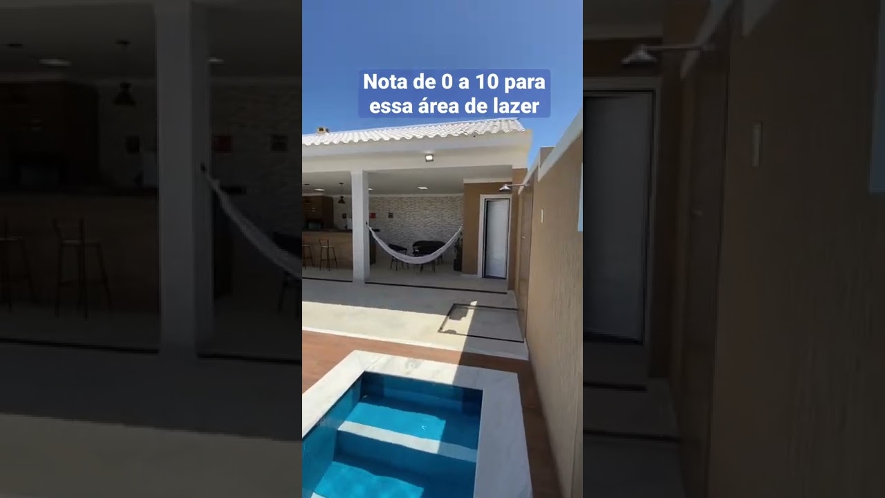 &Aacute;rea de lazer de respeito! 🤩