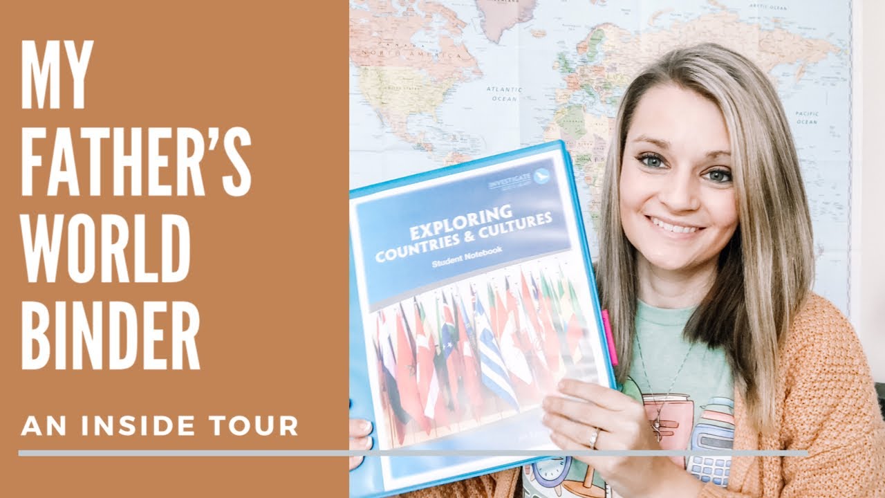 Homeschool Binder Organization | My Father's World Binder | Exploring Countries and Cultures