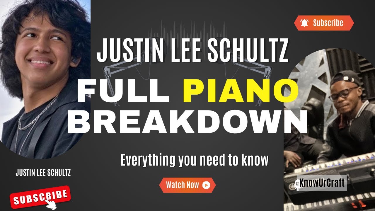 JUSTIN LEE PIANO and SOLO BREAK DOWN , SOUND LIKE A PRO 