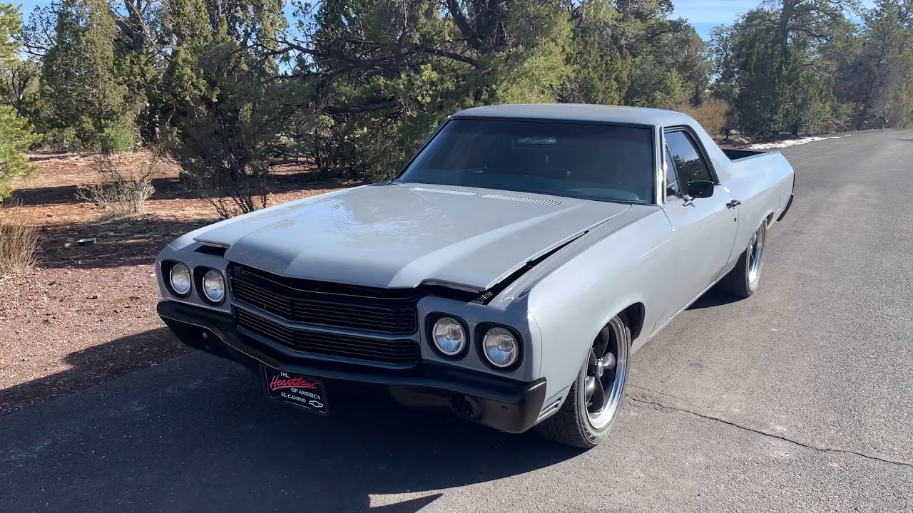 1970 El Camino with Gear Vendors and PCS Paddle Shifters First Test Drive - Video #1