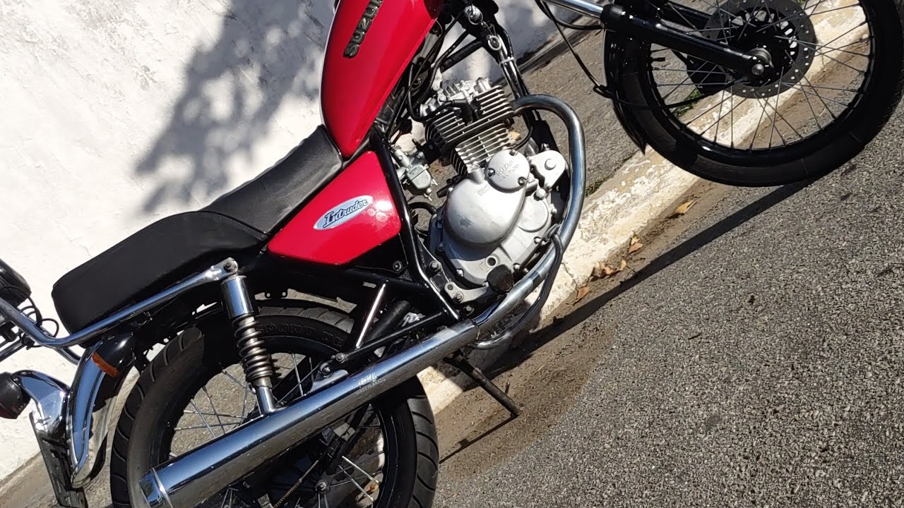 Rodas raiadas na intruder 125!!!