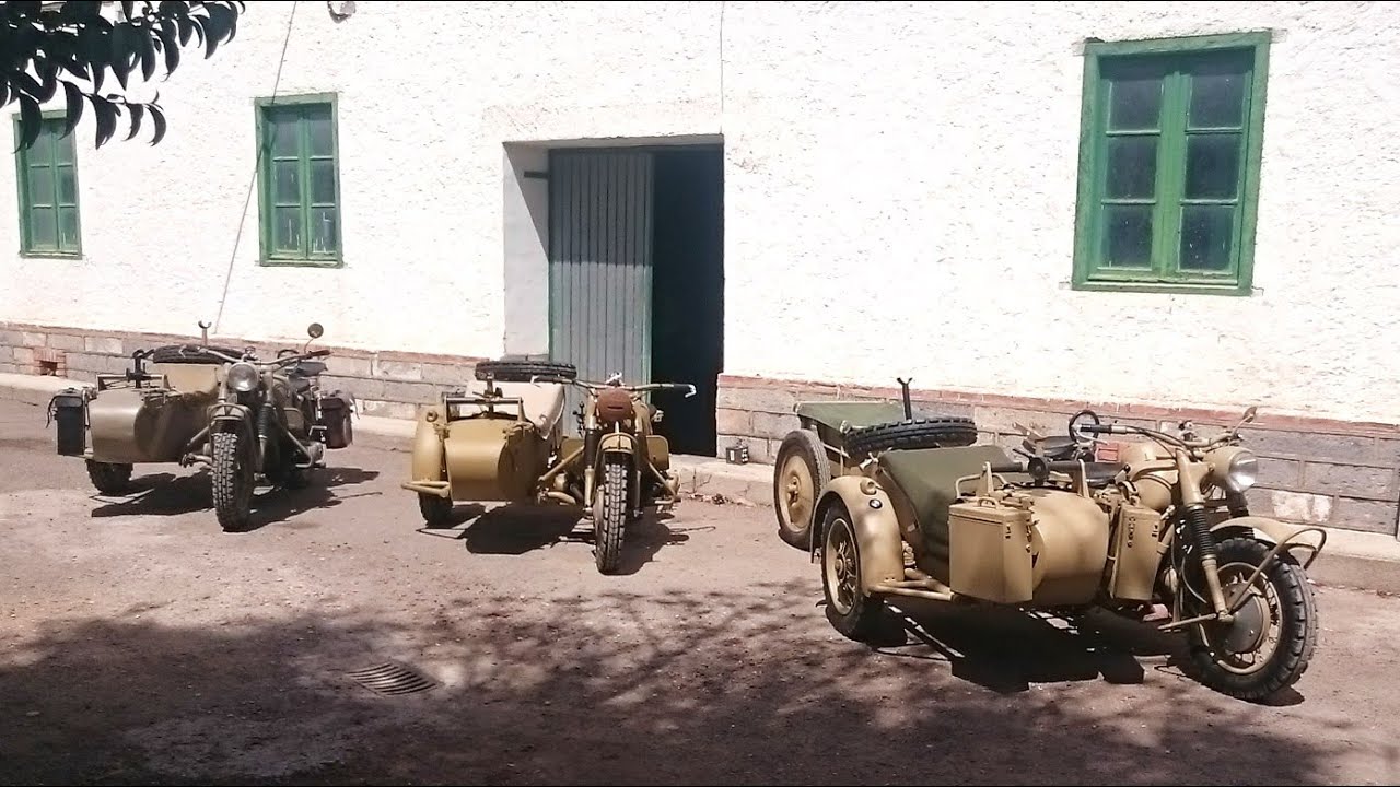 BMW R75 коляской вермахт Сахары Второй мировой войны в гражданской войне и Второй мировой войны