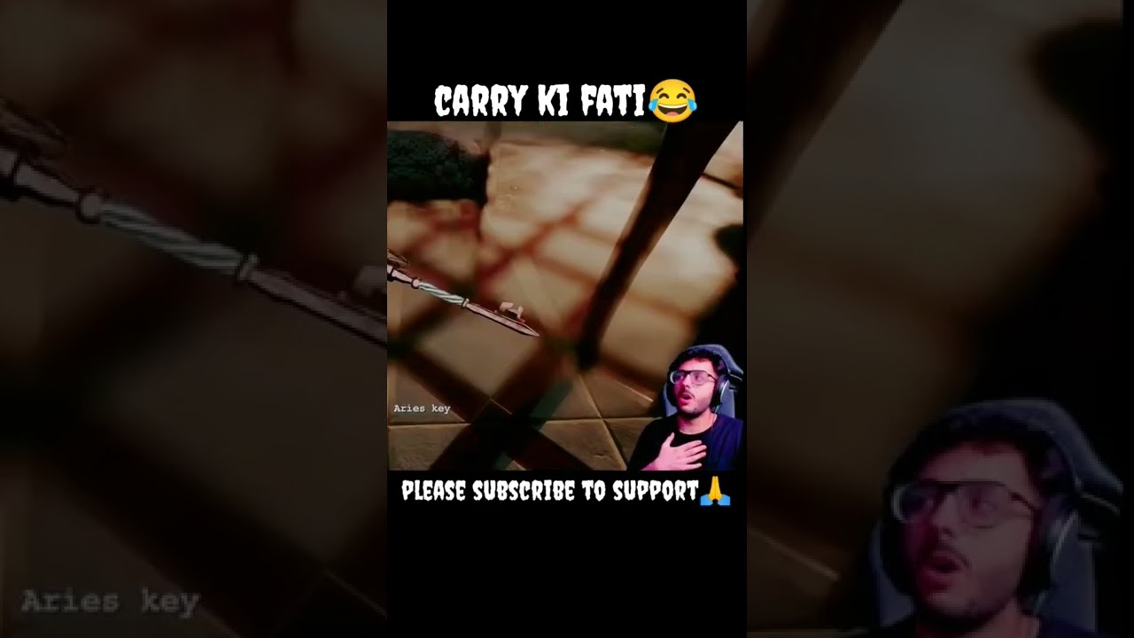 #carryislive WORST JUMPSCARE OF MY LIFE😂~CARRYISLIVE HORROR GAMES FUNNY MOMENTS #shorts #carryminati
